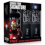 Buy Buy 2 AXE Signature Body Perfumes (122 ml) & Get 1 Captain America Sipper Free - Purplle
