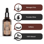 Buy The Man Company Beard Oil- Argan & Geranium (30 ml) - Purplle