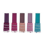 Buy Color Fever Nail Polish Value Pack Mini Pops Pink Berry (5 ml x 5 pcs combo) - Purplle