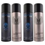 Buy Police Set Of To be And Titanium Deo Deodorant Spray For Men (800 ml) - Purplle