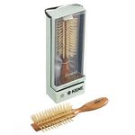 Buy Kent Half Radial Cherry Wood Pure White Bristle Dressing & Styling Premium Brush - Purplle