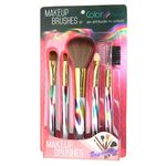 Buy Color Fever Makeup Brush Set Rainbow - Purplle