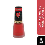 Buy Revlon Summer Matte-Ness Nail Enamel - Flaming Matte (8 ml) - Purplle