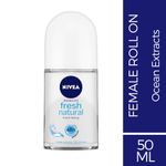 Buy NIVEA Deodorant Roll On Fresh Natural 50ml - Purplle