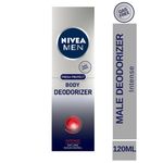 Buy NIVEA MEN Deodorant, Intense Deodorizer, 120ml - Purplle
