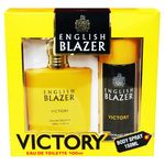 Buy English Blazer Victory Gift Set For Men (100 ml + 150 ml) - Purplle