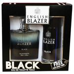 Buy English Blazer Black Gift Set For Men (100 ml + 150 ml) - Purplle