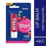 Buy Nivea Tinted Lip Balm with Natural oils & 24H melt-in moisture- Fruity Cherry Shine - Purplle