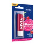 Buy Nivea Tinted Lip Balm with Natural oils & 24H melt-in moisture- Fruity Cherry Shine - Purplle