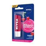Buy Nivea Tinted Lip Balm with Natural oils & 24H melt-in moisture- Fruity Cherry Shine - Purplle