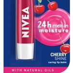 Buy Nivea Tinted Lip Balm with Natural oils & 24H melt-in moisture- Fruity Cherry Shine - Purplle