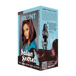 Buy BBLUNT Salon Secret High Shine Creme Hair Colour Mahogany Reddish Brown 4.56 (100 g) With Shine Tonic (8 ml) - Purplle