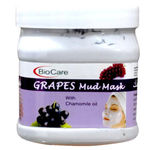 Buy Biocare Grapes Mud Mask (500 ml) - Purplle
