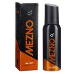 Buy Mezno Mr. Hot Deodorant Body Spray For Men - No Gas-24 Hr Fresh Power Deo (120 ml) - Purplle