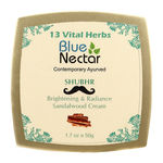 Buy Blue Nectar Brightening & Radiance Sandalwood Face Cream For Men (50 g) - Purplle