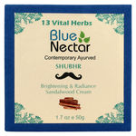 Buy Blue Nectar Brightening & Radiance Sandalwood Face Cream For Men (50 g) - Purplle