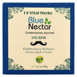 Buy Blue Nectar Brightening & Radiance Green Apple Face Cream For Men (50 g) - Purplle