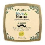 Buy Blue Nectar Brightening & Radiance Green Apple Face Cream For Men (50 g) - Purplle