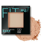 Buy Maybelline New York Fit Me Matte + Poreless Pressed Powder Buff Beige 130 (9 g) - Purplle