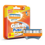 Buy Gillette Fusion Power shaving Razor Blades (Cartridge) 8s pack - Purplle