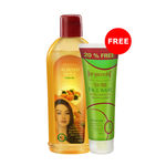 Buy Aryanveda Almond & Olive Hair Oil (200 ml) + Aryanveda Tea Tree Face wash (15 ml) Free - Purplle