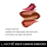 Buy Lakme Absolute Illuminating Blush Shimmer Brick - In Pink (10 g) - Purplle