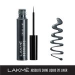 Buy Lakme Absolute Shine Liquid Eye Liner - Steel Grey (4.5 ml) - Purplle