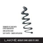 Buy Lakme Absolute Shine Liquid Eye Liner - Steel Grey (4.5 ml) - Purplle