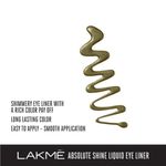 Buy Lakme Absolute Shine Liquid Eye Liner - Liquid Gold (4.5 ml) - Purplle