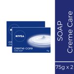 Buy Nivea Creme Care Soap (75 g) (Pack Of 2) - Purplle