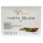 Buy Karnani Deeva Insta Glow Facial Kit (Herbal) Gold (250 g) - Purplle