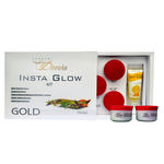 Buy Karnani Deeva Insta Glow Facial Kit (Herbal) Gold (250 g) - Purplle