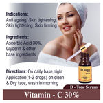 Buy Cosderma Vitamin C Serum 30% De-Tone Anti Ageing Skin Brightening (15 ml) - Purplle