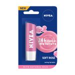 Buy Nivea Lip Balm, Soft Rose (4.8 g) - Purplle
