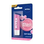 Buy Nivea Lip Balm, Soft Rose (4.8 g) - Purplle