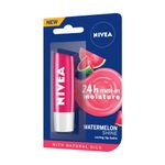 Buy NIVEA Lip Balm Fruity Watermelon Shine 4.8g - Purplle
