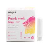 Buy Premium Applicator Tampons by SironaSuper Plus Heavy Flow (16 Pcs) - Purplle