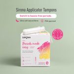 Buy Premium Applicator Tampons by SironaSuper Plus Heavy Flow (16 Pcs) - Purplle