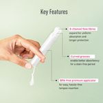 Buy Premium Applicator Tampons by SironaSuper Plus Heavy Flow (16 Pcs) - Purplle