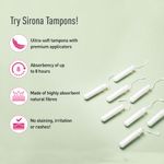 Buy Premium Applicator Tampons by SironaSuper Plus Heavy Flow (16 Pcs) - Purplle