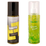 Buy Foxmen Perfume Body Spray Ignite + Green Grand (200 ml + 200 ml) - Purplle