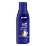 Buy NIVEA Cocoa Nourish BODY LOTION with Cocoa butter & Vitamin E for 48H deep moisturization (Very Dry skin) - Purplle