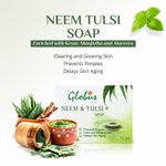 Buy Globus Naturals Neem Tulsi Soap Enriched With Aloevera Kesar Sandalwood 75 gm (Pack Of 3) - Purplle