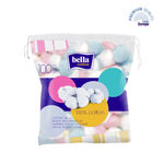 Buy Bella Cotton Cosmetic Balls Coloured 100 Pcs - Purplle