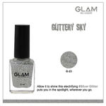 Buy GLAM Nail Lacquers Glittery Sky (G -23) (13 ml) - Purplle