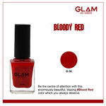 Buy GLAM Nail Lacquers Bloody Red (G -36) (13 ml) - Purplle