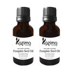 Buy Kazima Pumpkin Seed Carrier Oil & Peppermint Oil (30 ml X 2) - Purplle