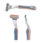 Buy Waytoshave The Omega 3 Blade Mens Shaving Razor (Pack Of 1 Razor Handle + 4 Cartridges) - Purplle