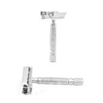 Buy Waytoshave The Double Edge Twist To Open Safety Razor (Pack Of 1 Razor Handle + 30 Blades) - Purplle
