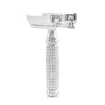 Buy Waytoshave The Double Edge Twist To Open Safety Razor (Pack Of 1 Razor Handle + 30 Blades) - Purplle